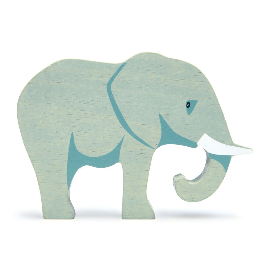 figurina elefant de lemn