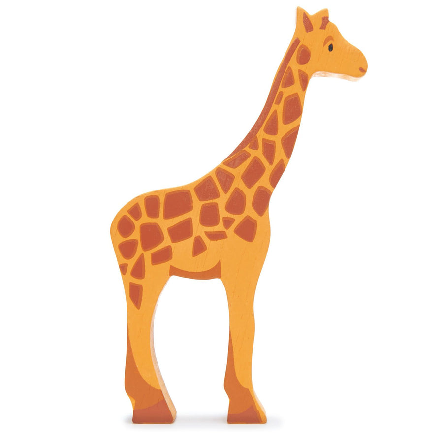 girafă de lemn