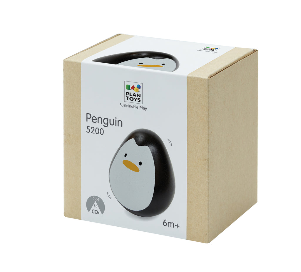 pachet pinguin de lemn